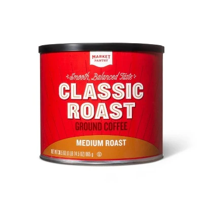 Classic Roast Medium Roast Ground Coffee 30.5oz Market Pantry™