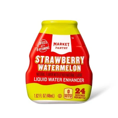 Strawberry Watermelon Liquid Water Enhancer  1.62 fl oz Bottle  Market Pantry™