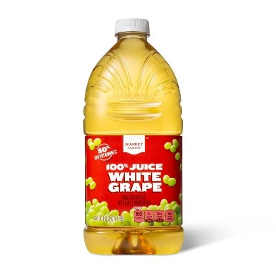 100% White Grape Juice  64 fl oz Bottle  Market Pantry™