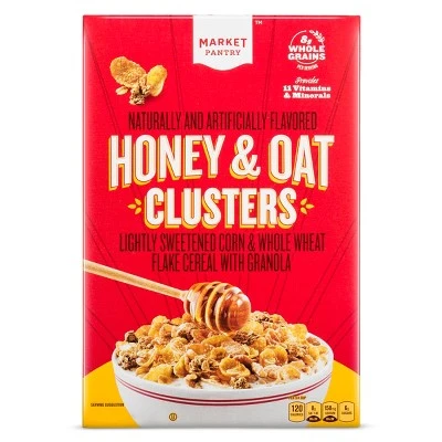 Honey Oat Mixers Cereal  18 oz  Market Pantry™