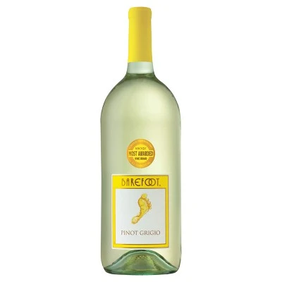 Barefoot Pinot Grigio White Wine  1.5L Bottle