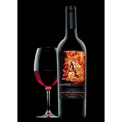 Apothic Inferno Red Blend Wine  750ml Bottle