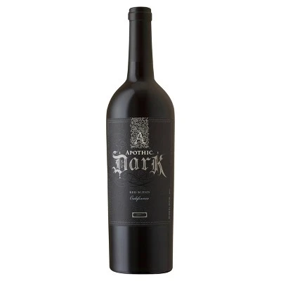 Apothic Dark Red Blend Wine  750ml Bottle
