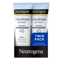 Neutrogena Neutrogena Ultra Sheer Dry Touch Sunscreen Broad Spectrum SPF 45  3 fl oz /2ct