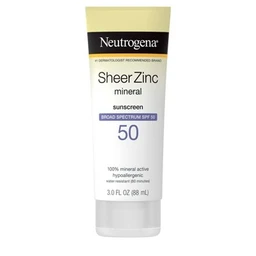Neutrogena Neutrogena Sheer Zinc Sunscreen Lotion SPF 50 3 fl oz