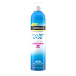 Neutrogena Neutrogena Cool Dry Sport Water Resistant Sunscreen Spray  SPF 30  8oz