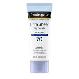 Neutrogena Neutrogena Ultra Sheer Dry Broad Spectrum Touch Sunscreen  SPF 70  3oz