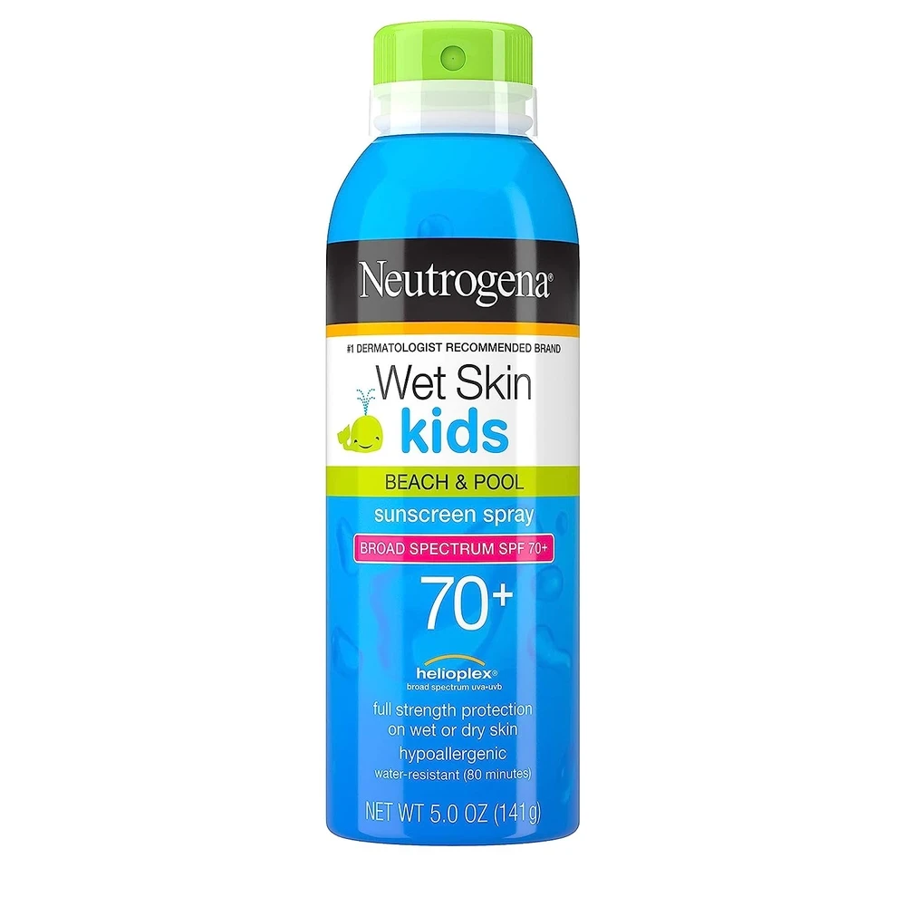 Neutrogena Kids Oil Free Water Resistant Sunscreen Spray Pack  SPF 70  5 oz