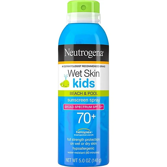 Neutrogena Wet Skin Kids Sunscreen Spray  SPF 70  5oz