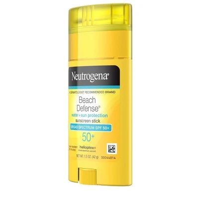 Neutrogena Beach Defense Oil Free Body Sunscreen Stick  SPF 50+  1.5oz