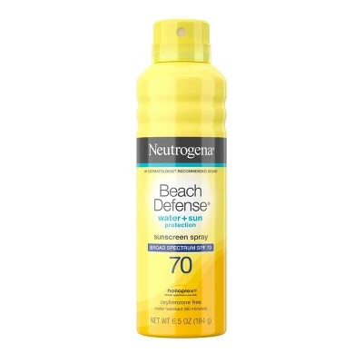 Neutrogena Beach Defense Broad Spectrum Sunscreen Body Spray SPF 70 6.7oz