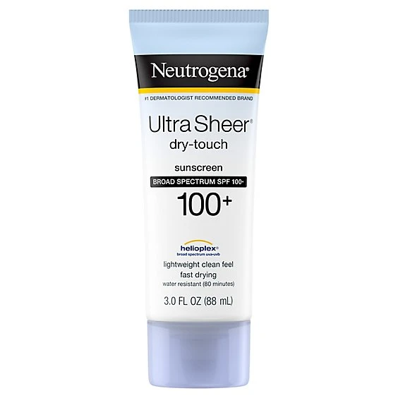 Neutrogena Ultra Sheer Dry Touch Water Resistant Sunscreen SPF 100 3 fl oz