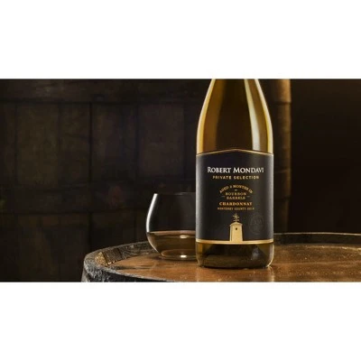 Robert Mondavi Private Selection Bourbon Chardonnay White Wine  750ml Bottle