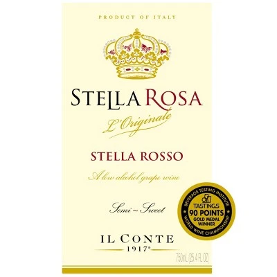 Stella Rosa Red Blend Wine  750ml Bottle