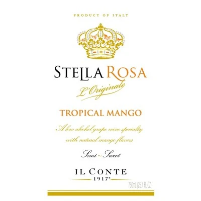 Stella Rosa Tropical Mango White Wine  750ml Bottle