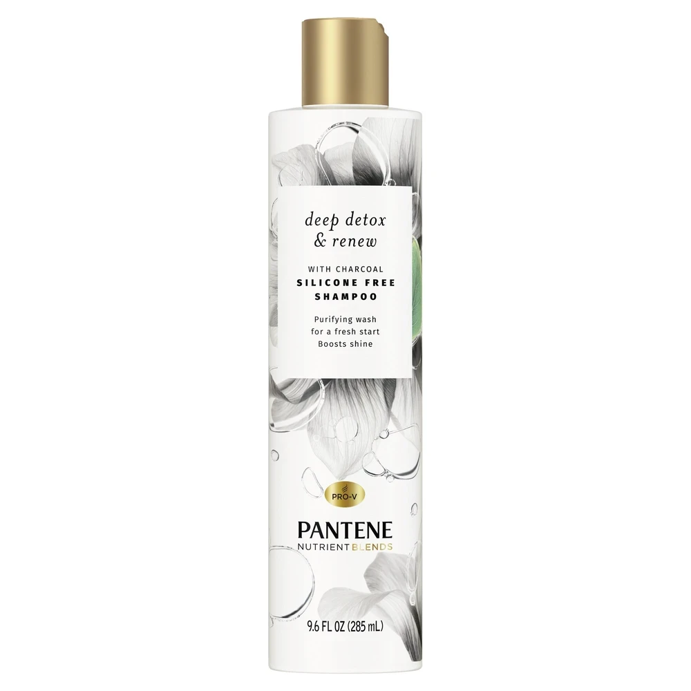 Pantene Blends Detox & Renew With Charcoal Shampoo  9.6 fl oz