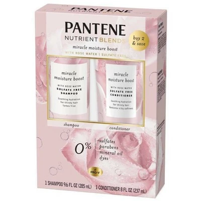 Pantene Rose Water Shampoo & Conditioner Dual Pack 17.8 fl oz