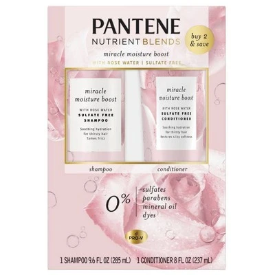 Pantene Rose Water Shampoo & Conditioner Dual Pack 17.8 fl oz