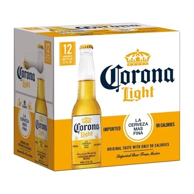 Corona Light Lager Beer  12pk/12 fl oz Bottles