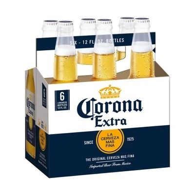 Corona Extra Lager Beer  6pk/12 fl oz Bottles