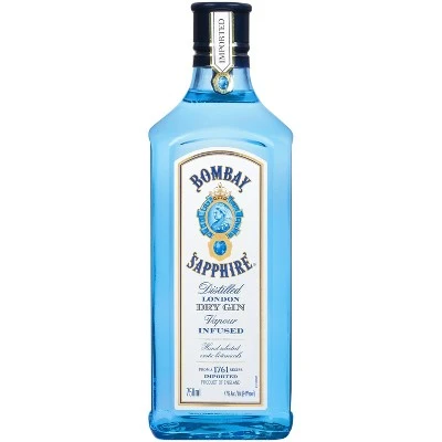 Bombay Sapphire Gin  750ml Bottle