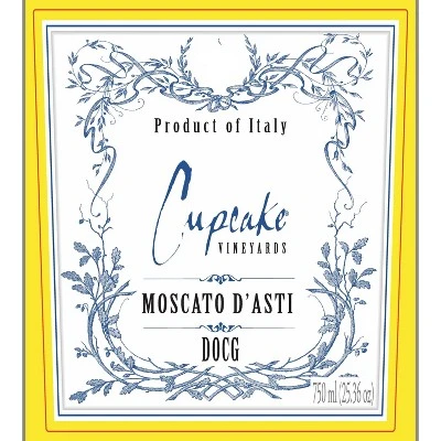 Cupcake Moscato D'Asti White Wine  750ml Bottle