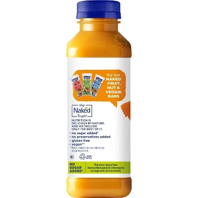 Naked Mighty Mango All Natural Vegan Fruit Juice Smoothie  15.2oz
