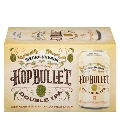 Sierra Nevada Hop Bullet Double IPA Beer 6pk/12 fl oz Cans
