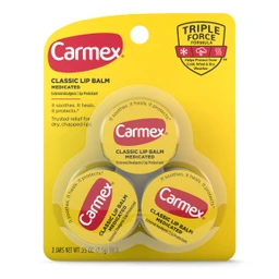 Carmex Carmex Classic Medicated Lip Balm Jar  3ct