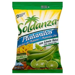 Iberia Soldanza Platanitos Chips with Lime  2.5oz