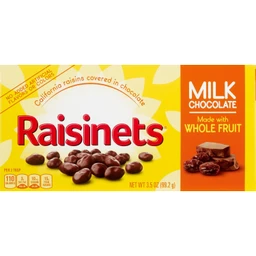 Raisinets Raisinets Milk Chocolate Covered Raisins  3.5oz