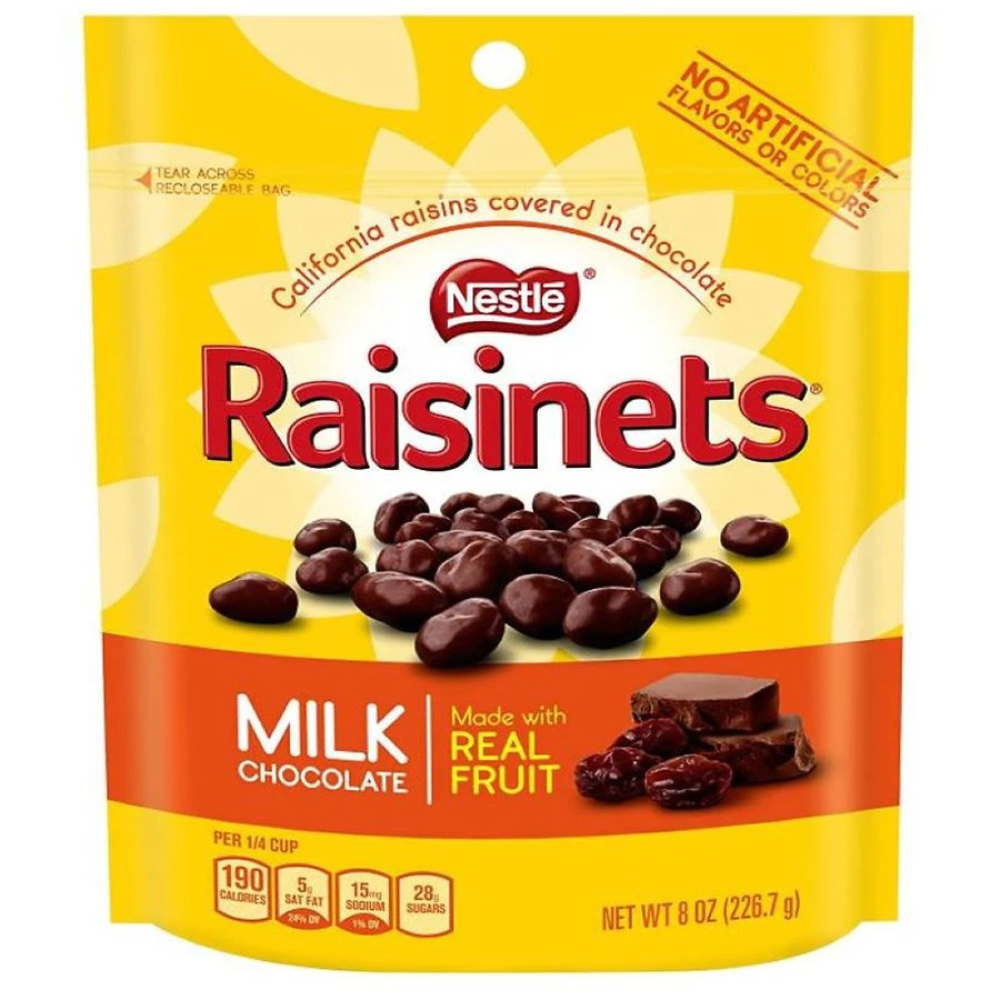Raisinets Milk Chocolate Covered Raisins  8oz  Nestle