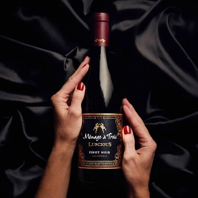 Ménage à Trois Luscious Pinot Noir Red Wine  750ml Bottle