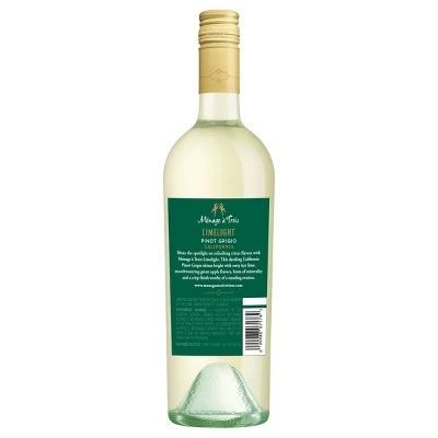 Ménage &#224; Trois Limelight Pinot Grigio White Wine  750ml Bottle