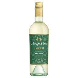 Menage a Trois Ménage à Trois Limelight Pinot Grigio White Wine  750ml Bottle