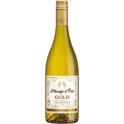 Menage a Trois Ménage à Trois Gold Chardonnay White Wine  750ml Bottle