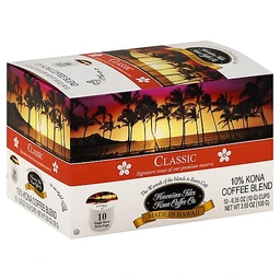 Hawaiian Isles Hawaiian Isles Classic Medium Roast Coffee  Single Serve Pods  10ct
