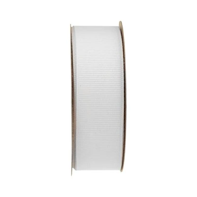 White Grosgrain Fabric Ribbon  Spritz™