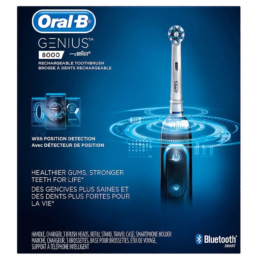 Oral B 8000 Electronic Toothbrush Powered by Braun Black