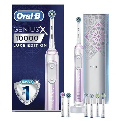 Oral B Genius X Luxe, Rechargeable Electric Toothbrush Sakura Pink