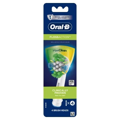 Oral B Floss Action Replacement Electric Toothbrush Head