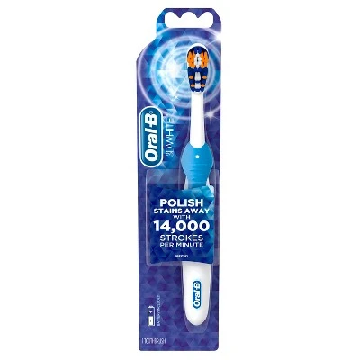 Oral B 3D White Battery Power Toothbrush  1ct