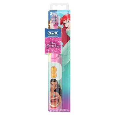 Oral B Kid's Battery Toothbrush featuring Disney Princess Soft Bristles for Kids 3+