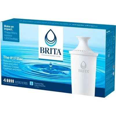 Brita BPA Free Standard Replacement Filters for Pitchers & Dispensers