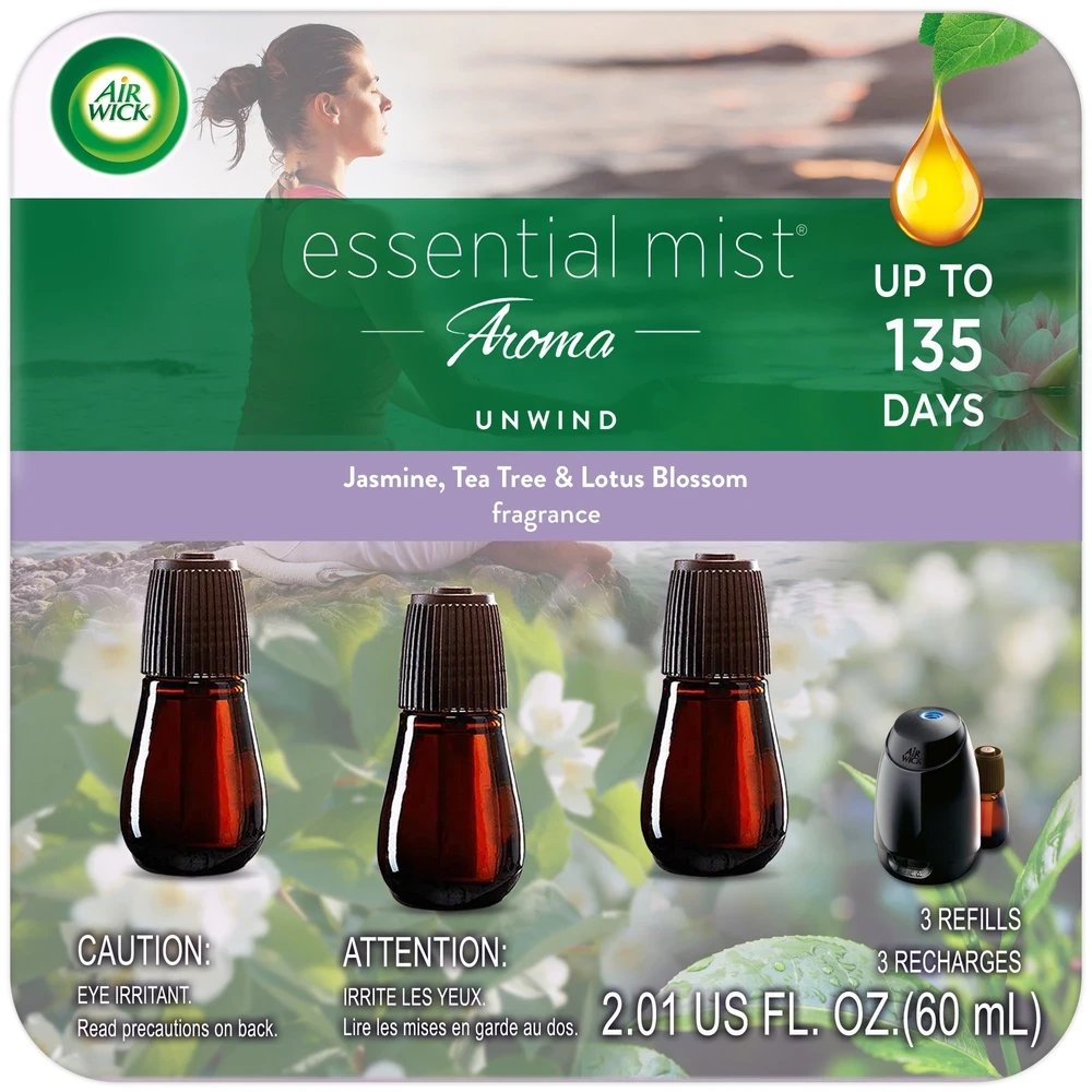 Essential Mist Aromatherapy Unwind Refill 1ct