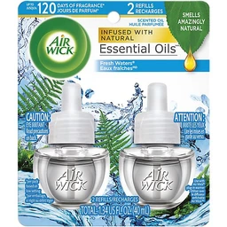 Air Wick Air Wick Fresh Waters Scented Oil Refills, 2 count