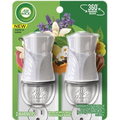Air Wick Scented Oil Air Freshener Warmer  2ct