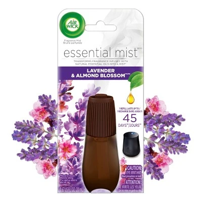 Air Wick Essential Mist Lavender & Almond Blossom Air Freshener Refill  0.67oz