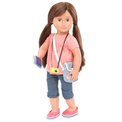 Our Generation Deluxe Travel Doll with Book Reese