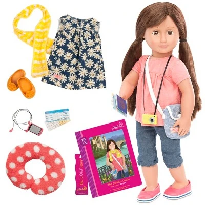 Our Generation Deluxe Travel Doll with Book Reese